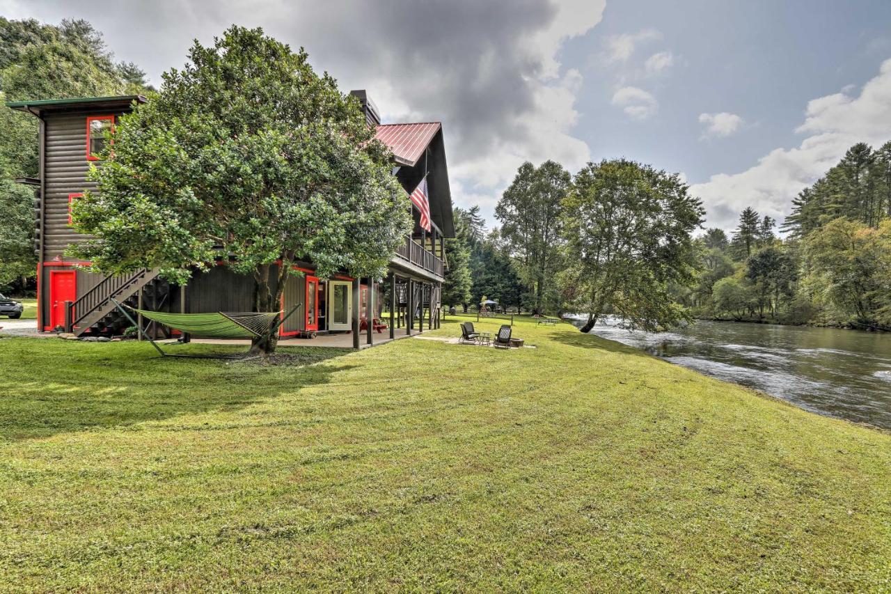 Rivers Edge - Ultimate Riverfront Getaway Hayesville 外观 照片
