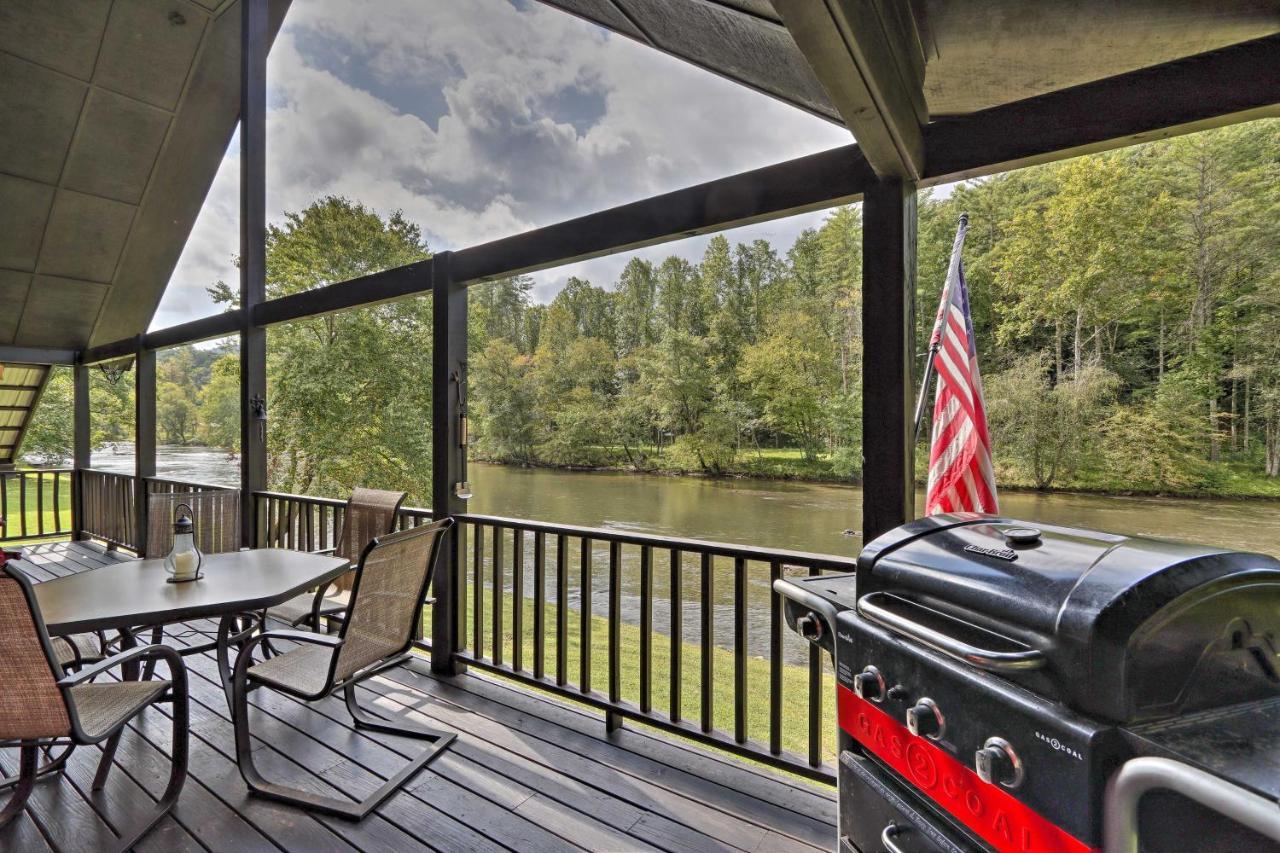 Rivers Edge - Ultimate Riverfront Getaway Hayesville 外观 照片